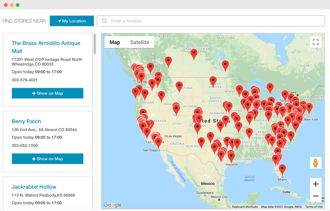 Storelocatorwidgets Store Locator Software For Websites